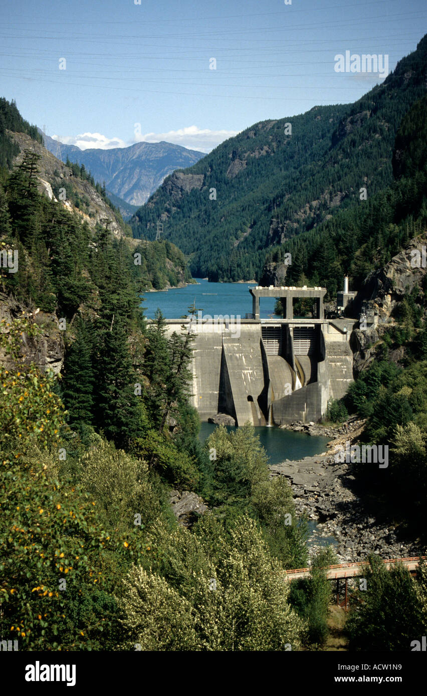 Hydroelectric plant, Washington Sate USA Stock Photo Alamy