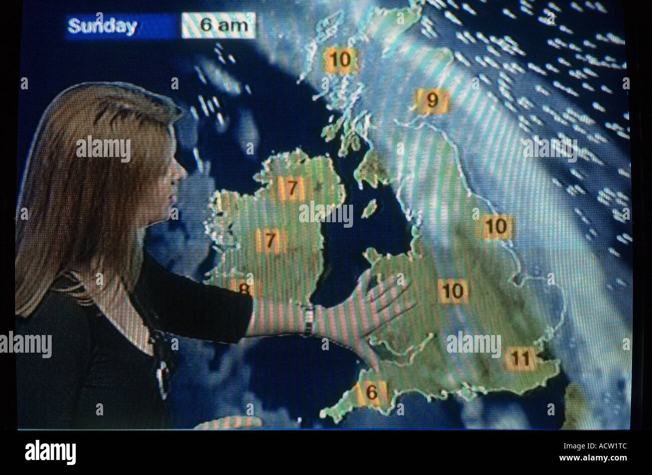 weather forecast tv high resolution stock photography and images alamy