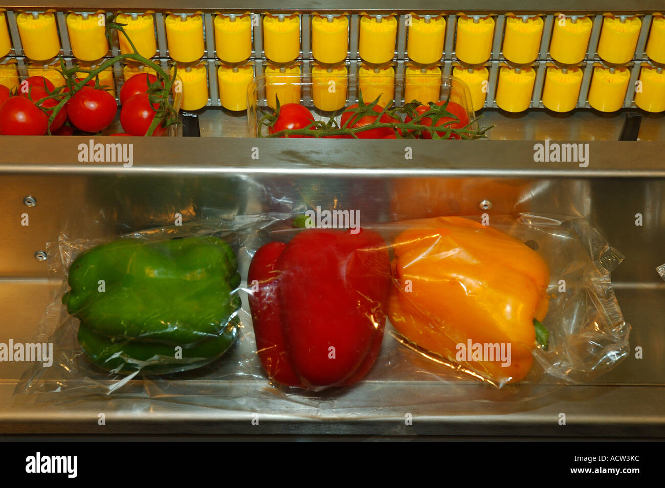 Vegetables packed in plastic containers Stock Photo Alamy