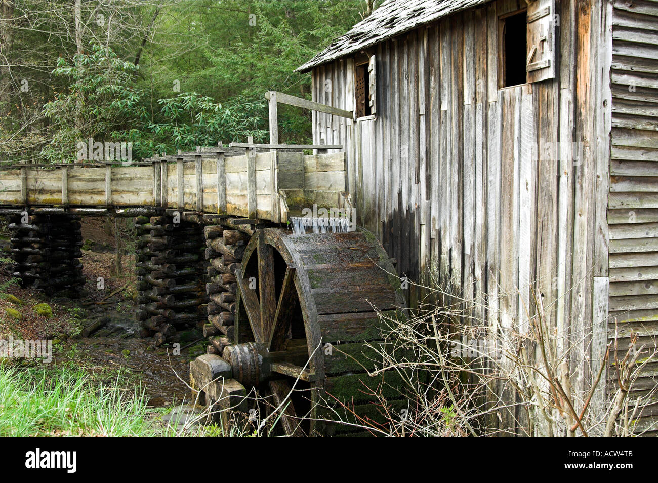 The historic Cable Mill in Cades Cove in The Great Smoky Mountains