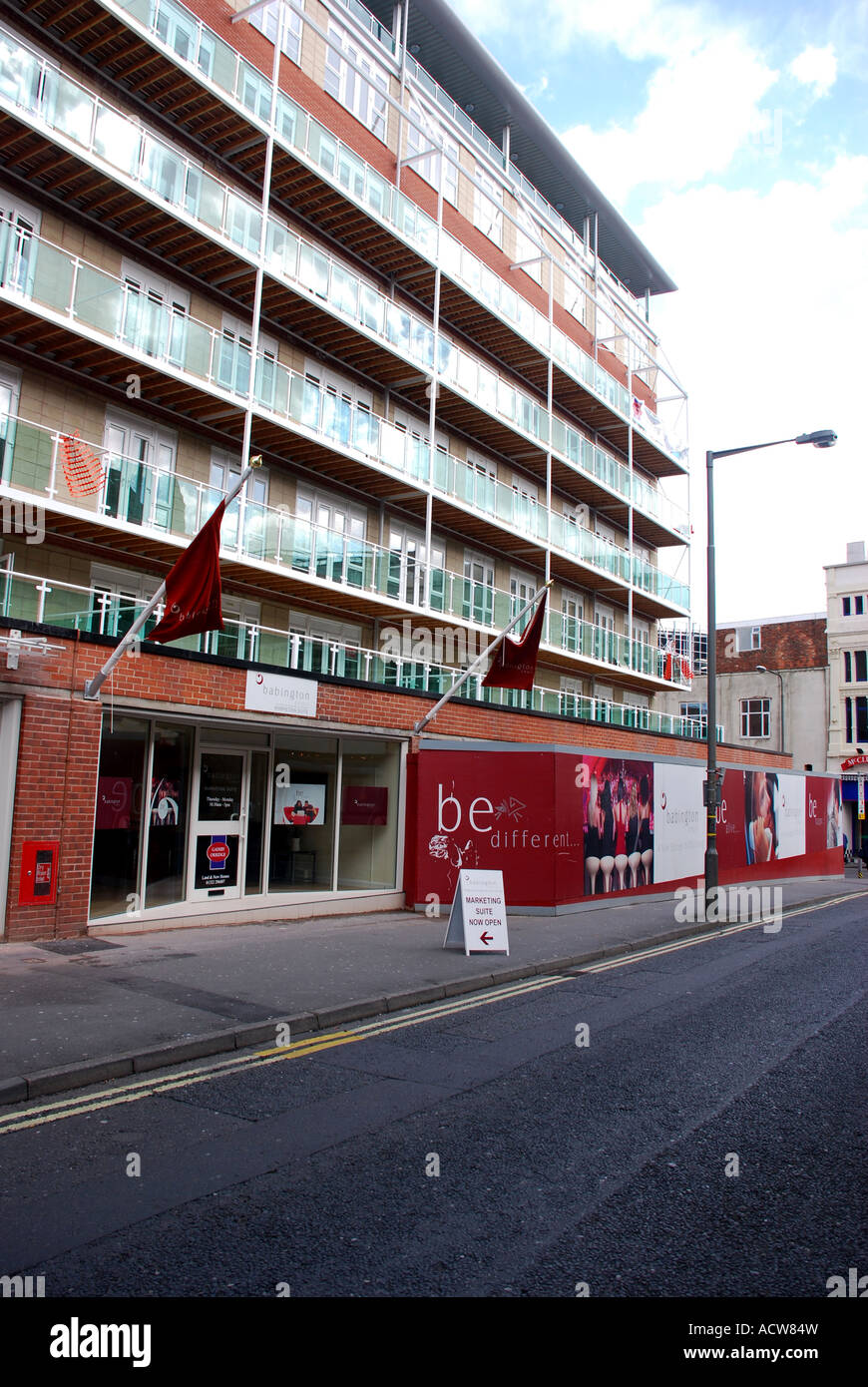 Urban Housing in Derby City Centre Stock Photo Alamy