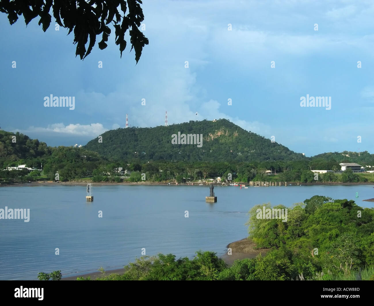 Cerro Ancon, Panama Canal, Republic of Panama, Central America Stock Photo