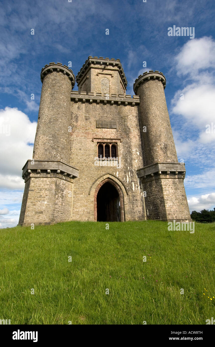 Paxton s Tower Victorian folly near Llanarthne Carmarthenshire June 2007 built by the man who