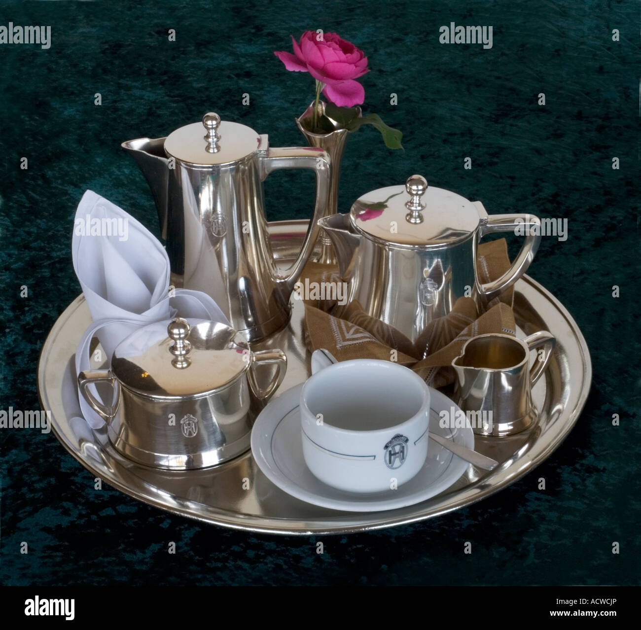 Silver tea service hires stock photography and images Alamy