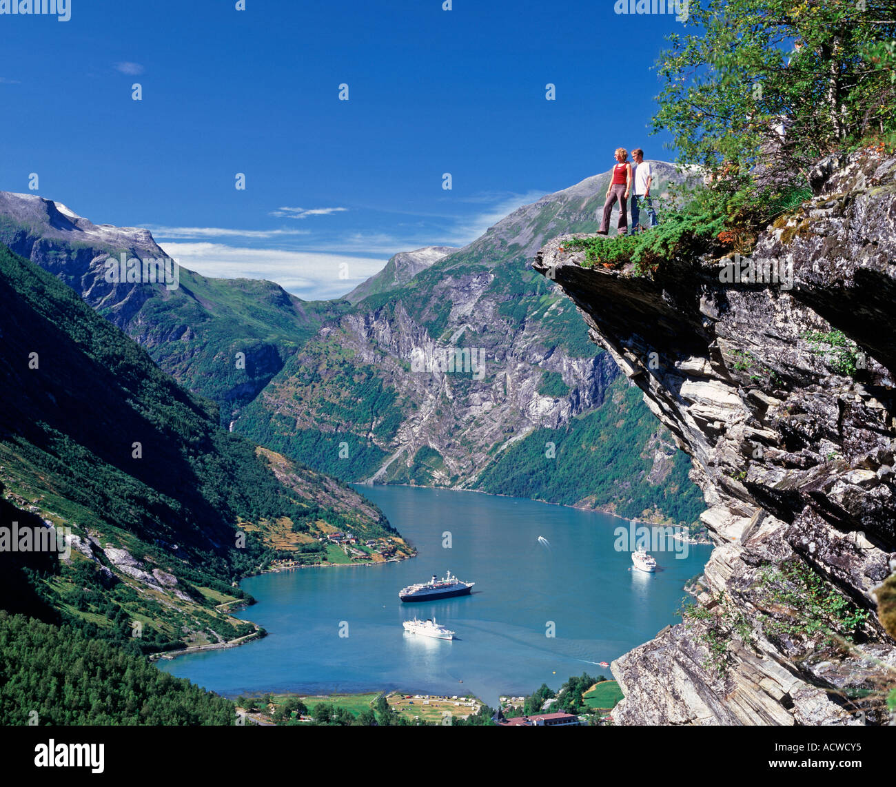 Geirangerfjord, More og Romsdal, Norway Stock Photo - Alamy