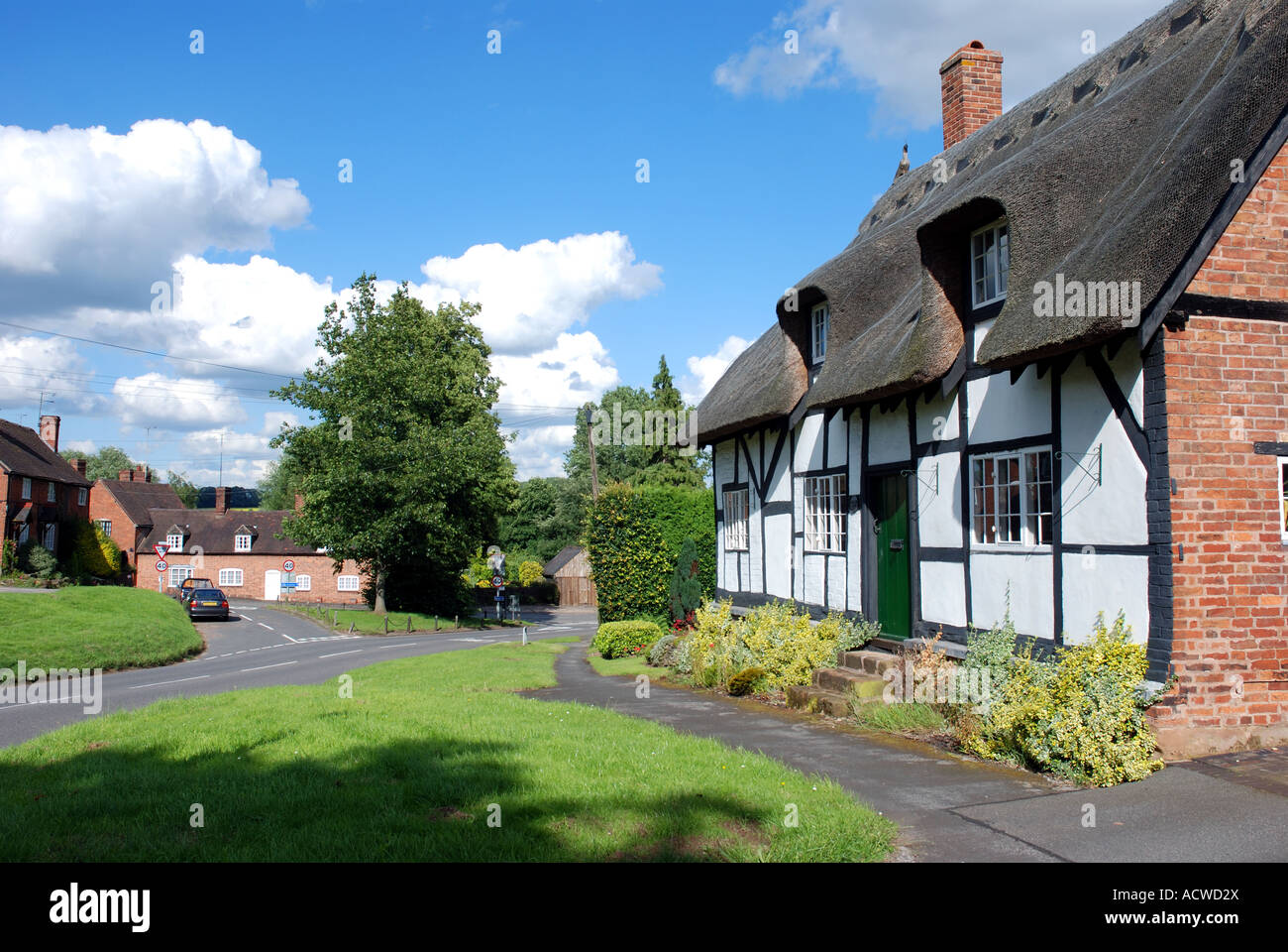 Stoneleigh village centre, Warwickshire, England, UK Stock Photo Alamy