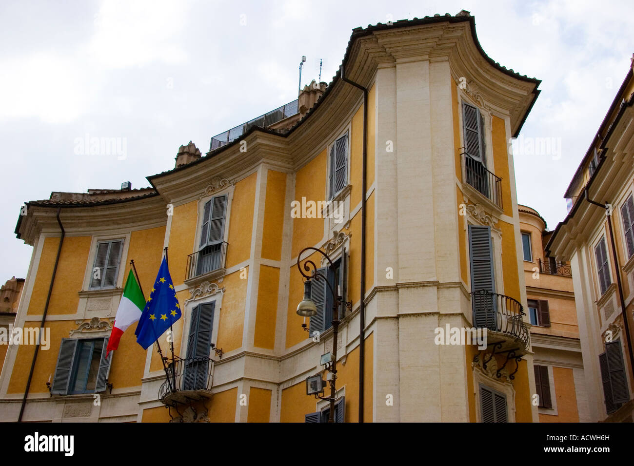 Famous Yellow Building Yellow buildings in italy hi-res stock photography and images - Alamy