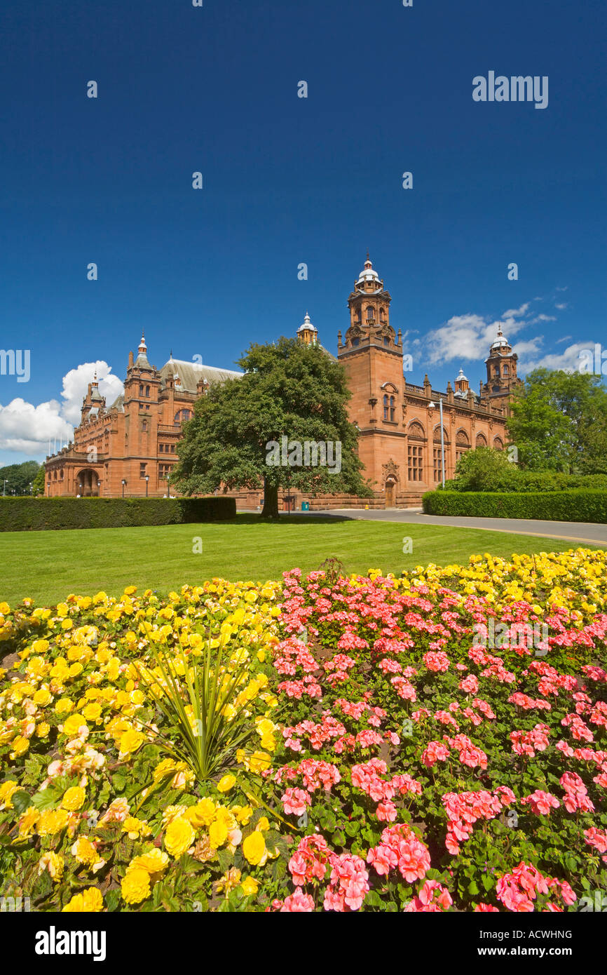 Kelvingrove Art Gallery and Museum in Kelvingrove Park Glasgow Stock ...