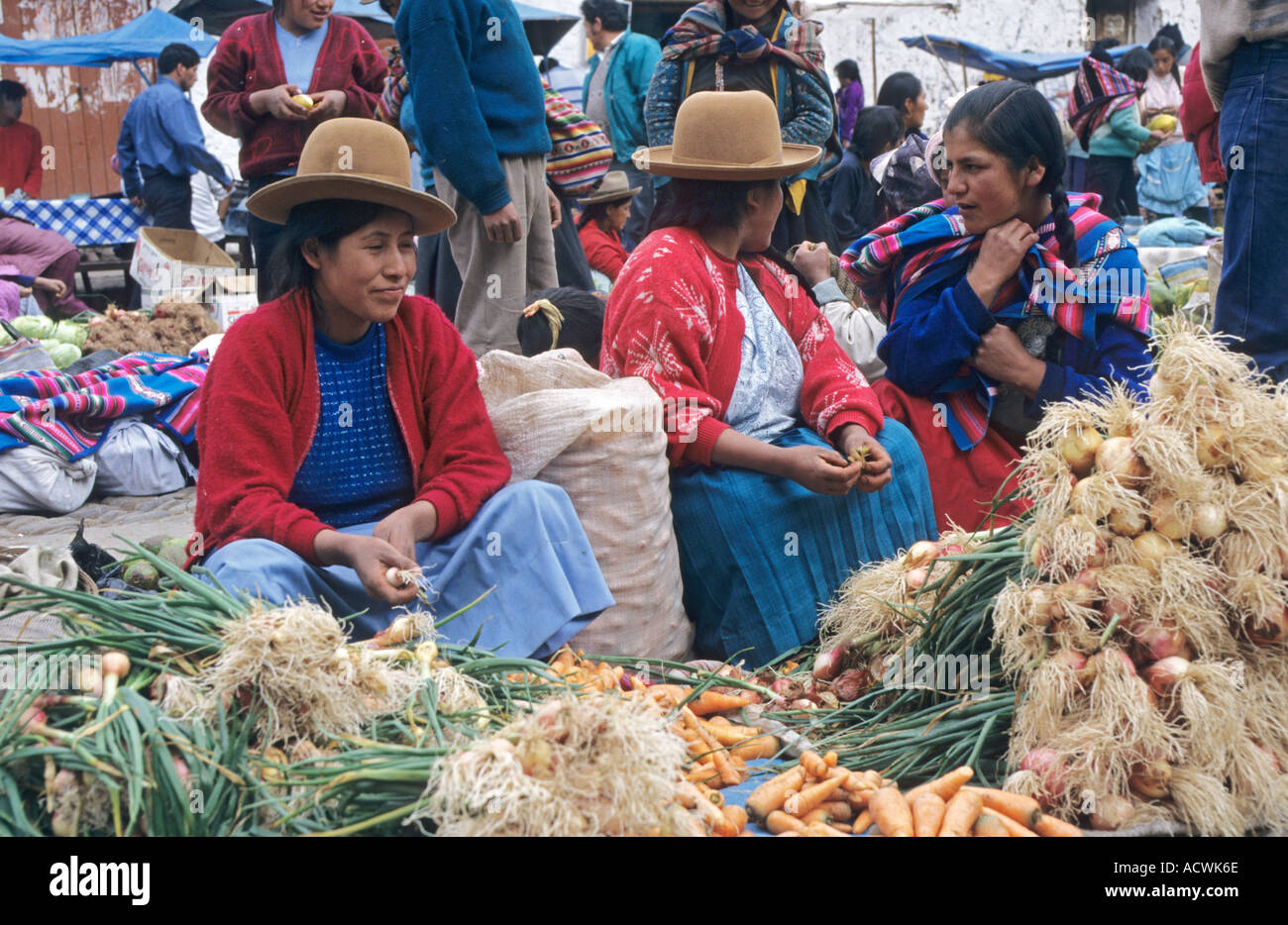 markets in Peru Stock Photo - Alamy