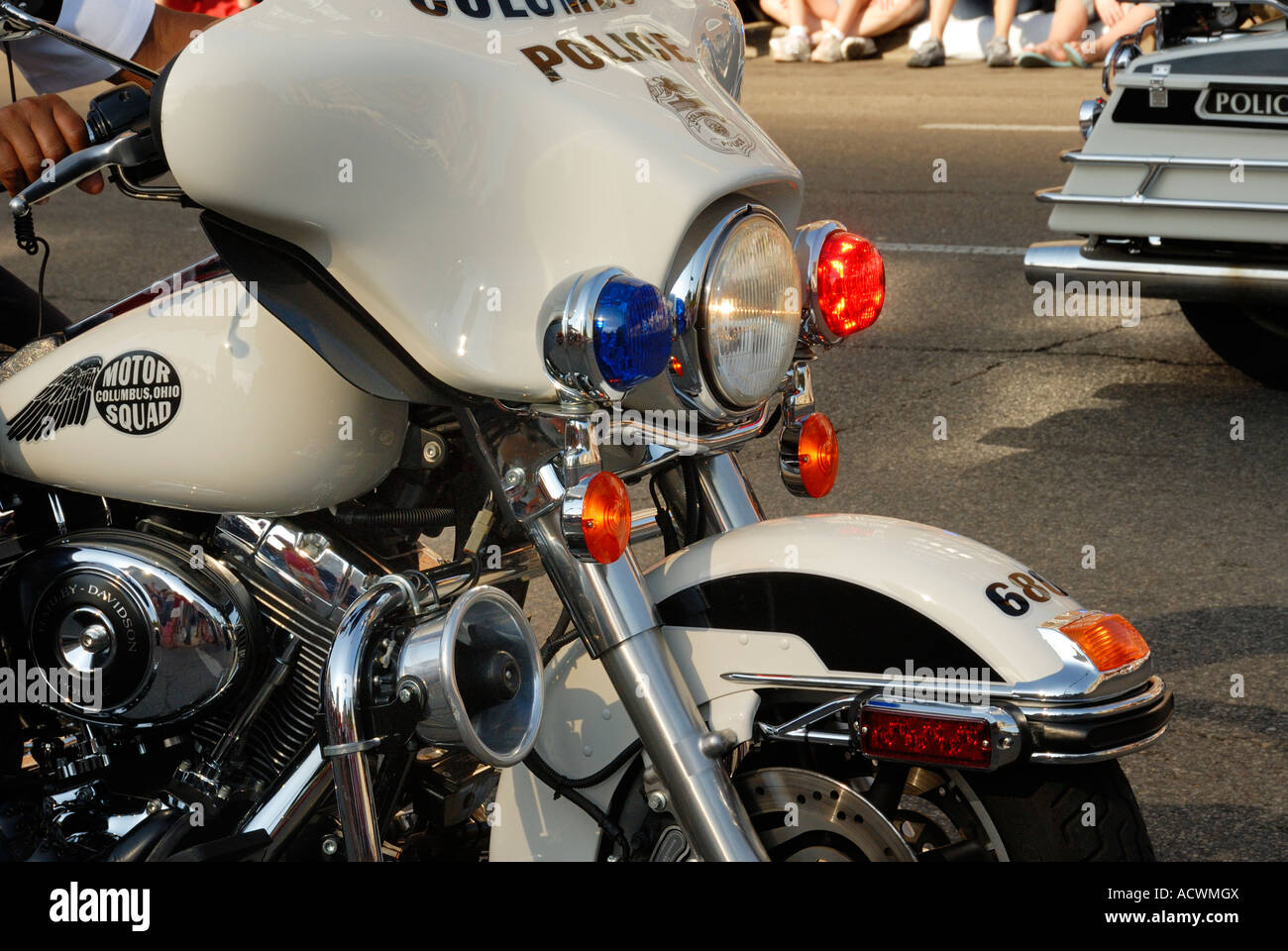 Columbus Motorcycle Police, Motor Squad Stock Photo Alamy
