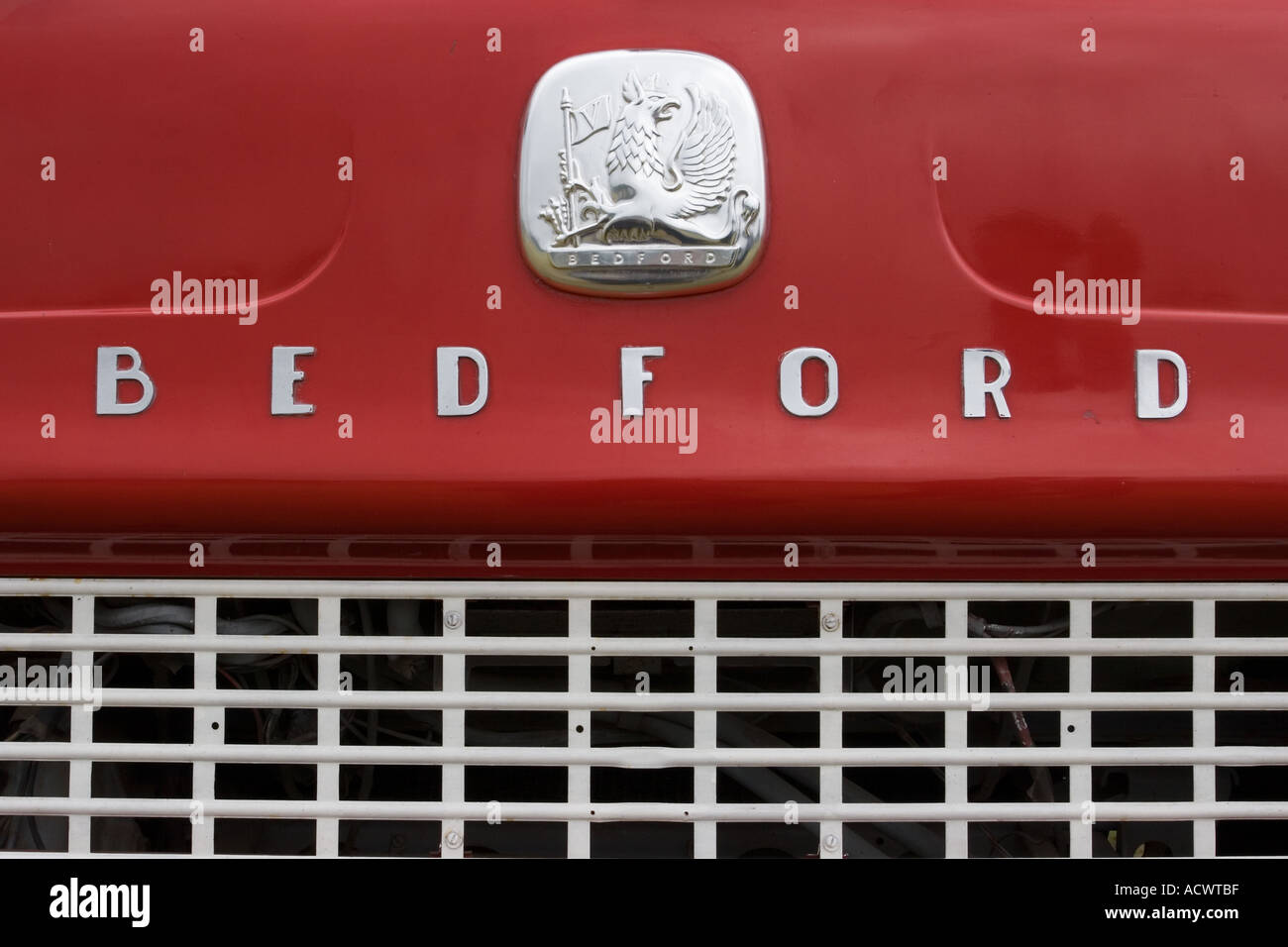 Bedford marque badge. Stock Photo
