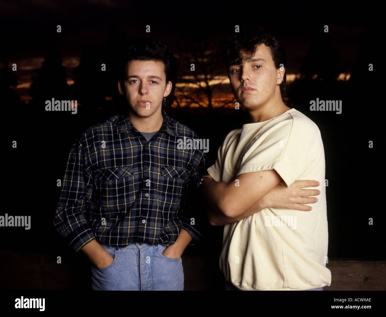 TEARS FOR FEARS UK pop group Stock Photo