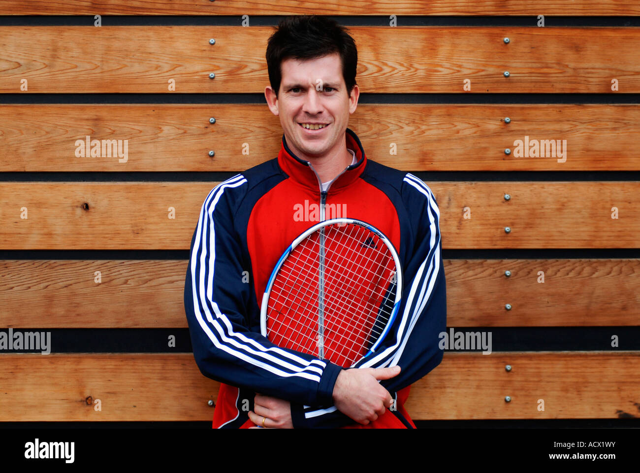 British tennis player Tim Henman Stock Photo