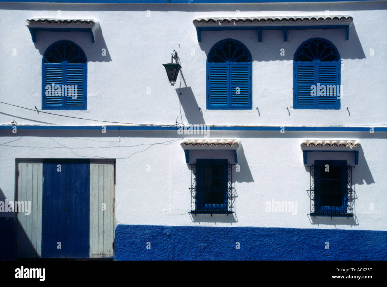 Asilah Morocco House Stock Photo Alamy