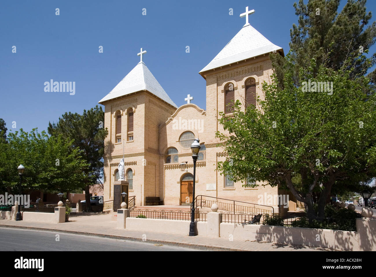 Church in Mesilla, New Mexico Stock Photo Alamy