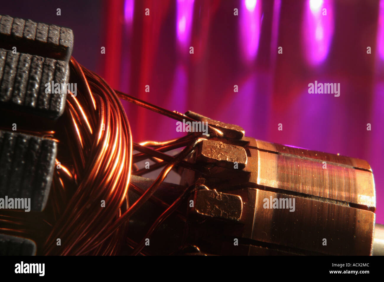 DC electric motor rotor Stock Photo - Alamy