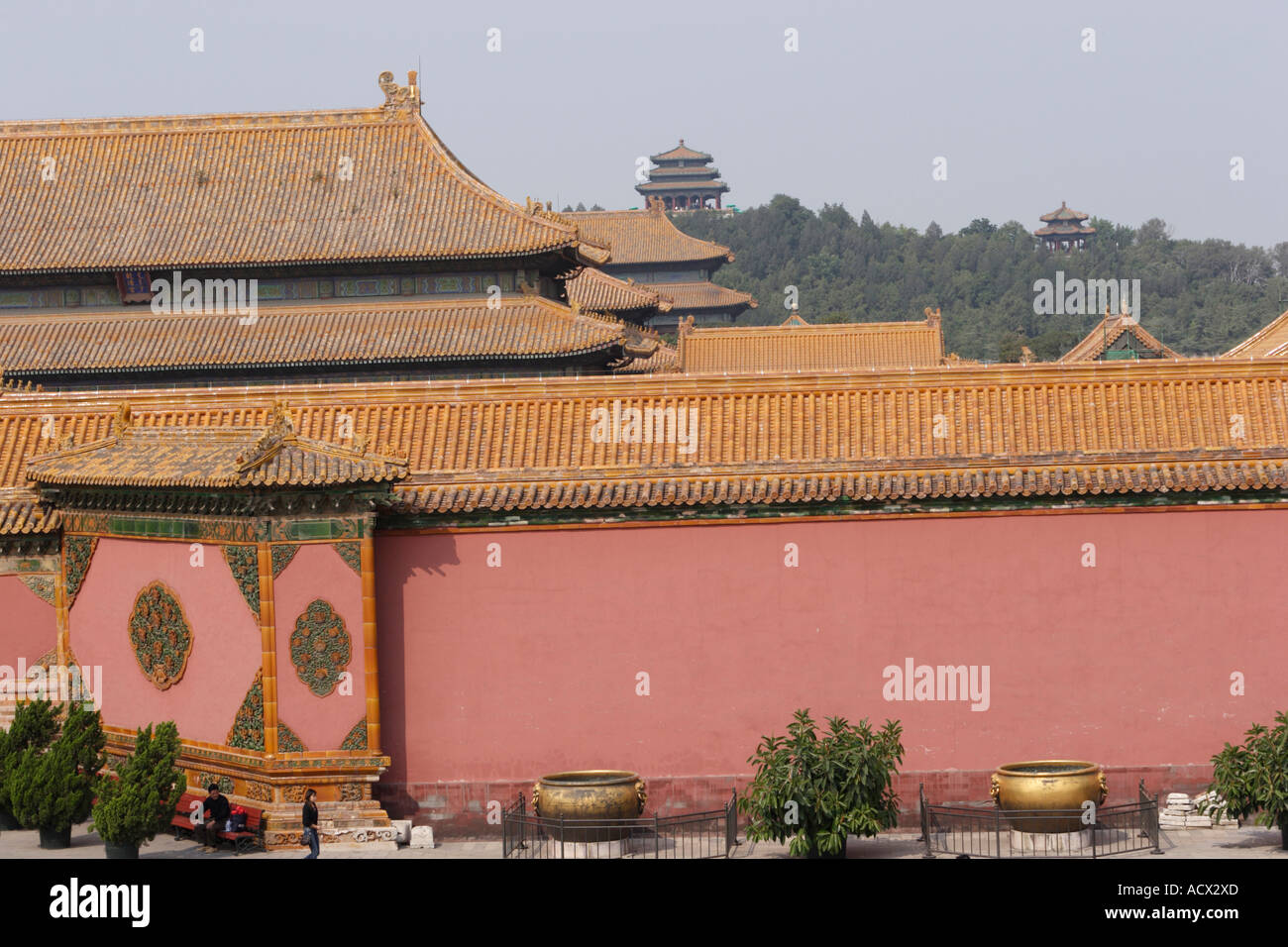 Interior Forbidden City Beijing China Stock Photo - Alamy