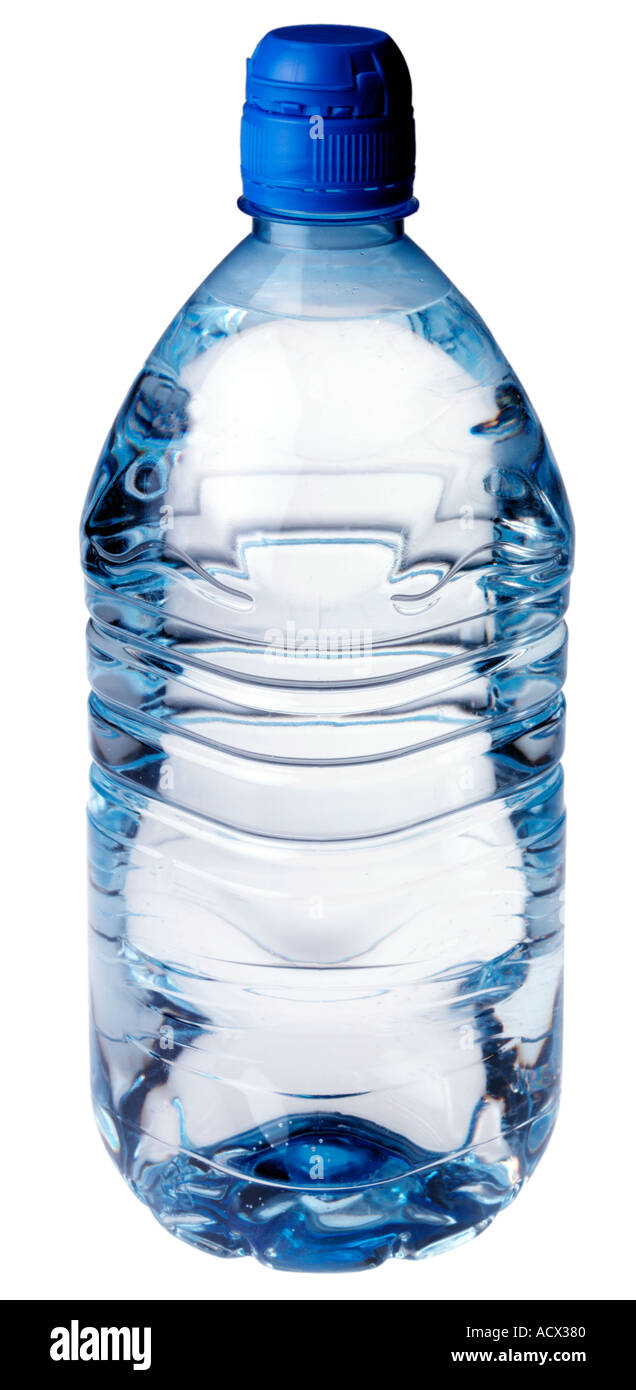 WATER BOTTLE CUT OUT Stock Photo