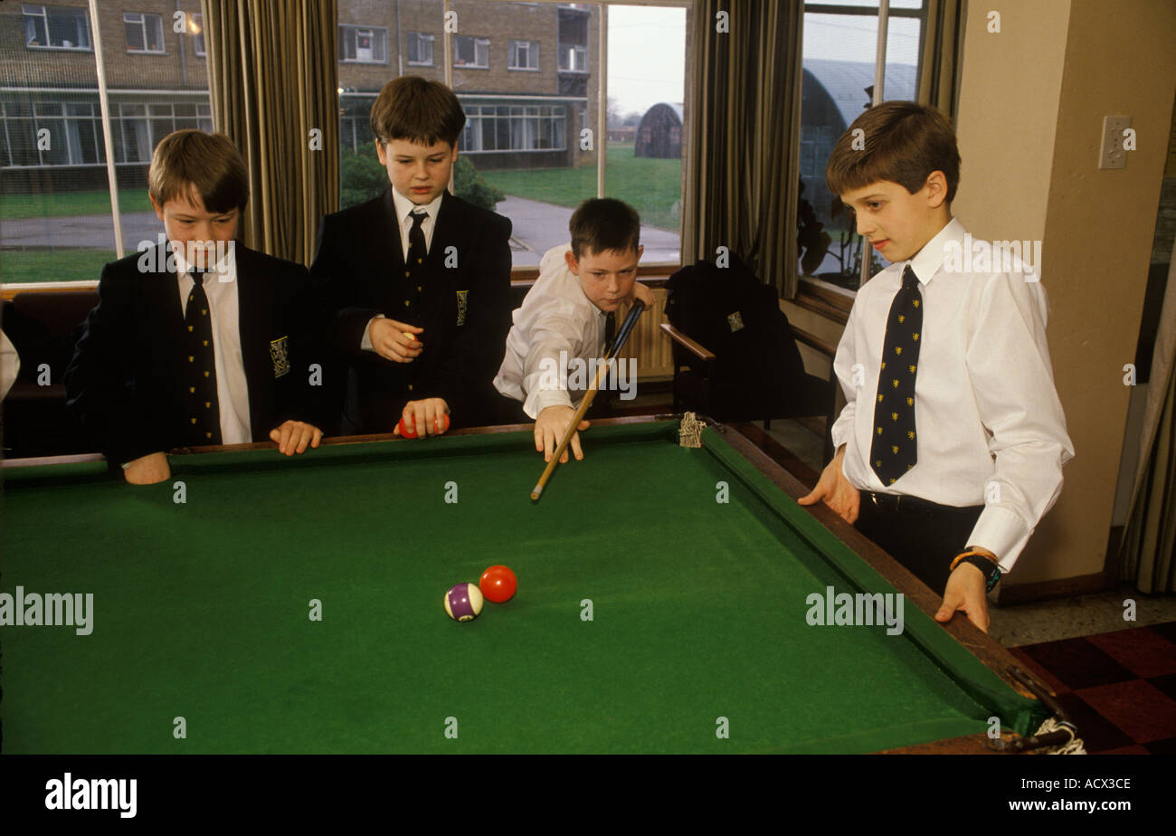 Wymondham College in Norfolk State run boarding school.1990s UK Snooker