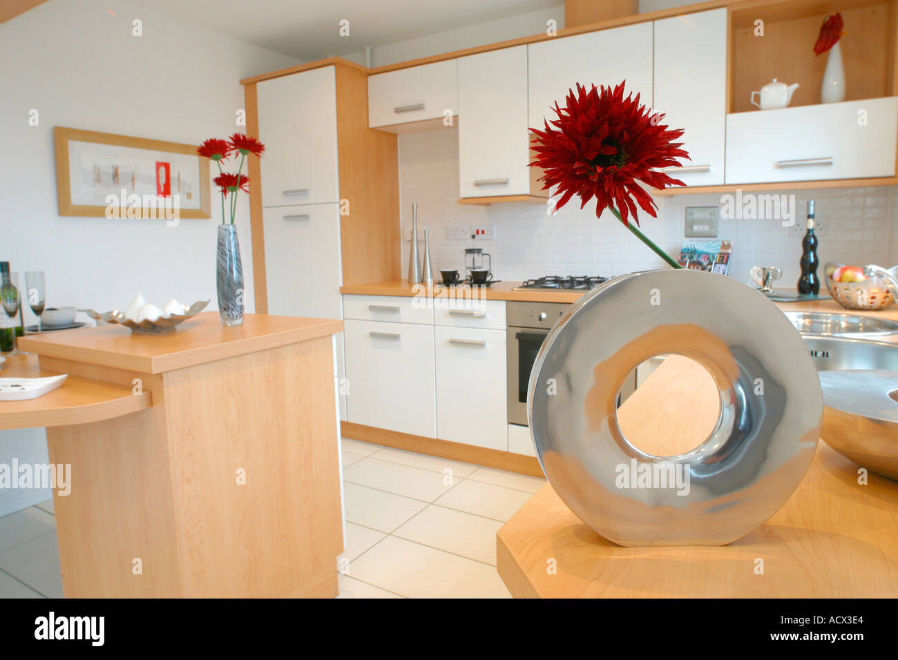 Interior of modern kitchen Stock Photo - Alamy