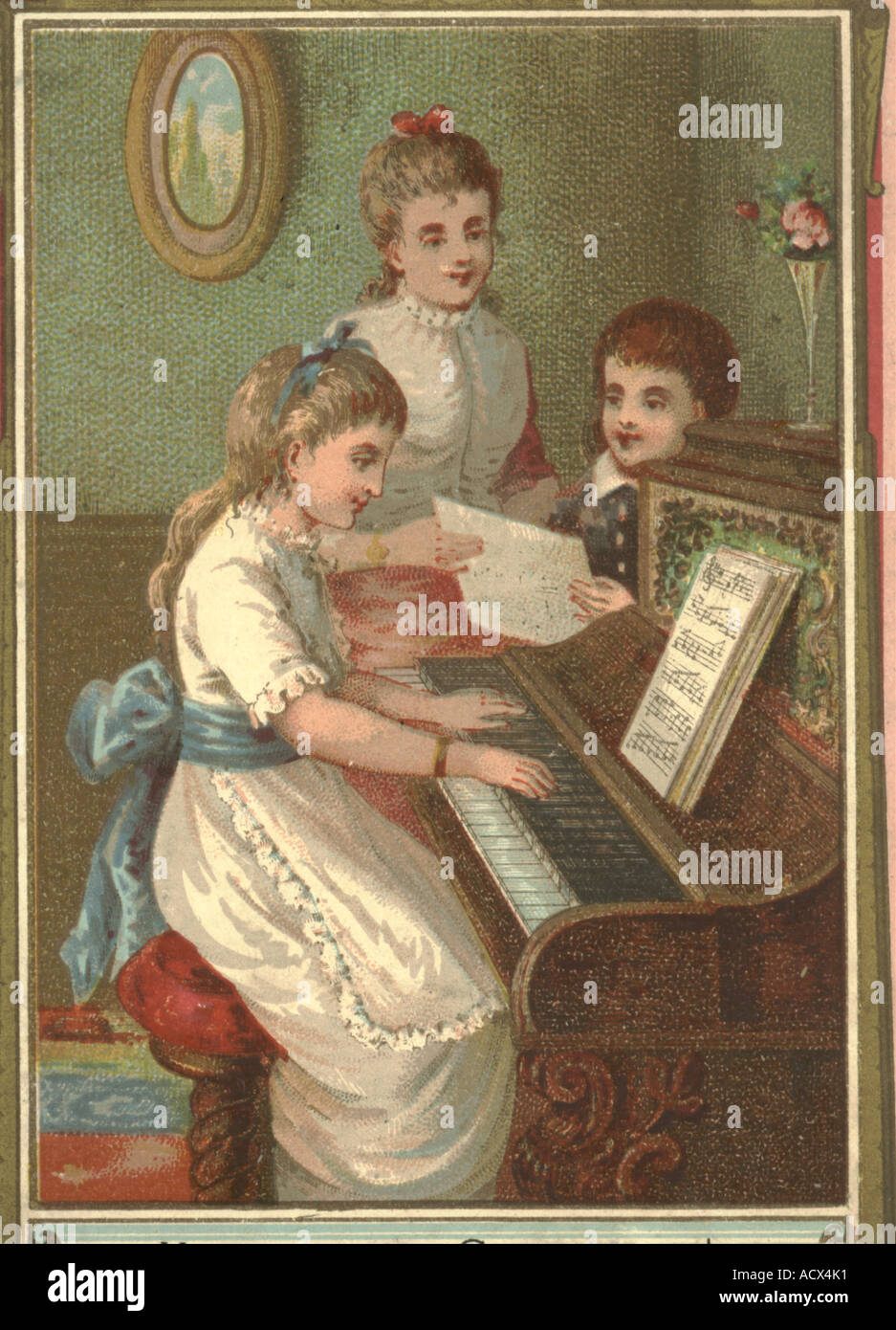 Victorian piano hi-res stock photography and images - Alamy