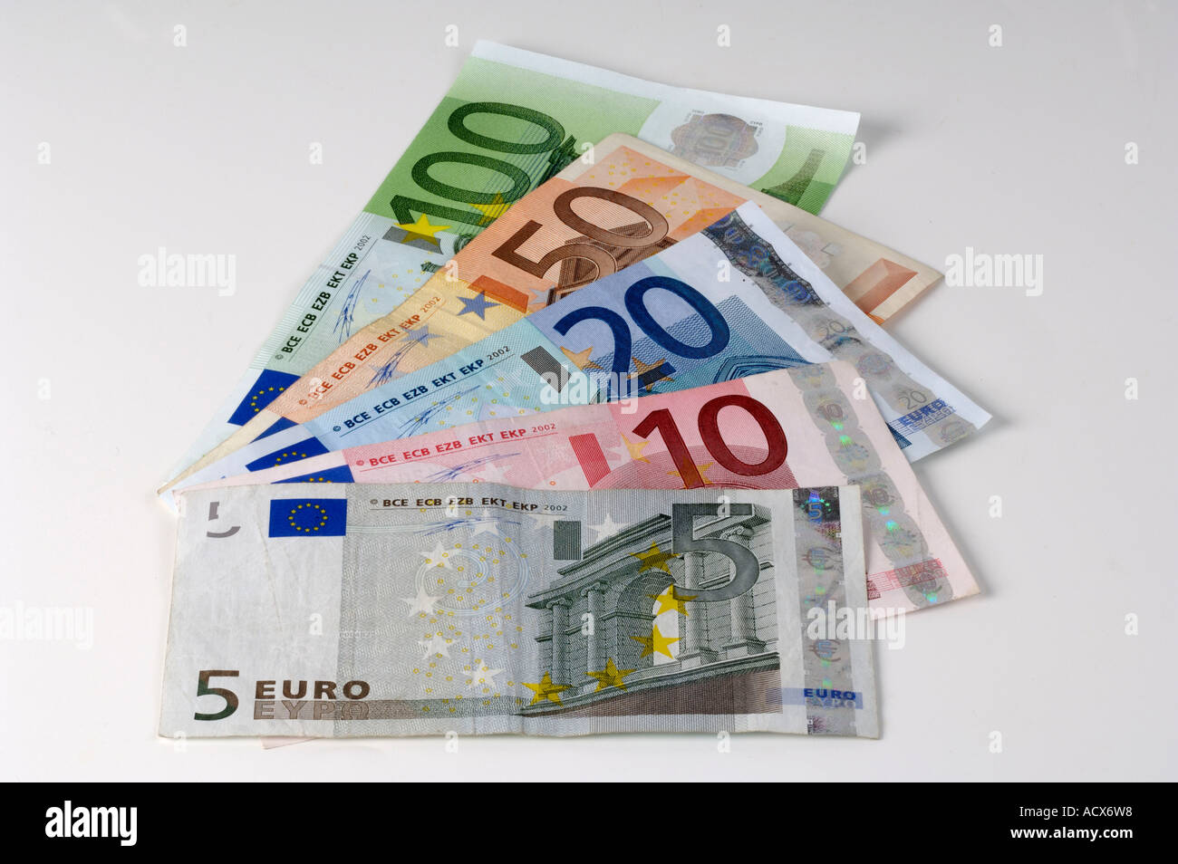 Euro notes  Stock Photo