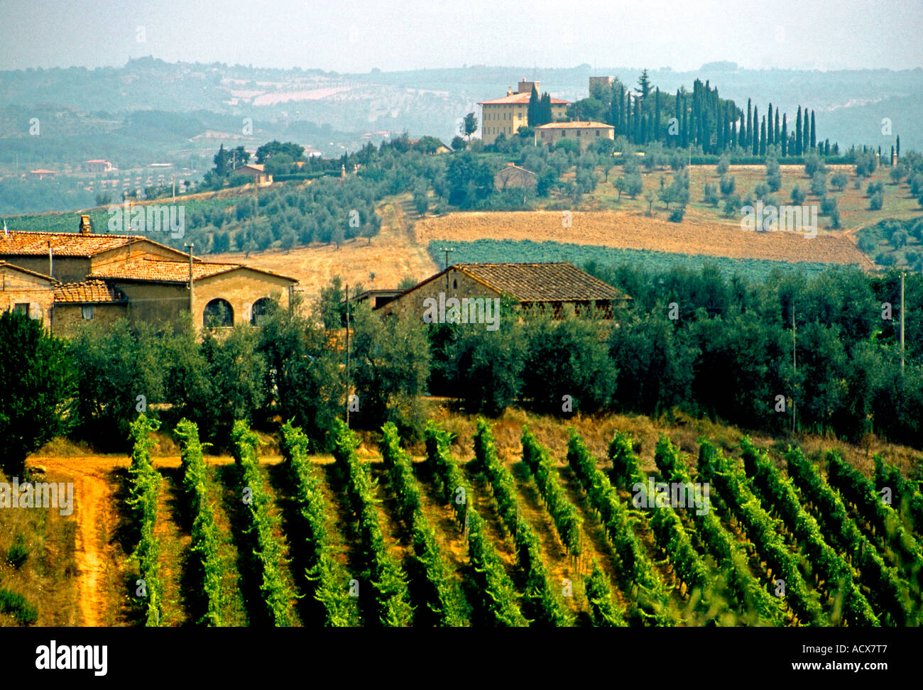 Lush orchards rolling hills hi-res stock photography and images - Alamy