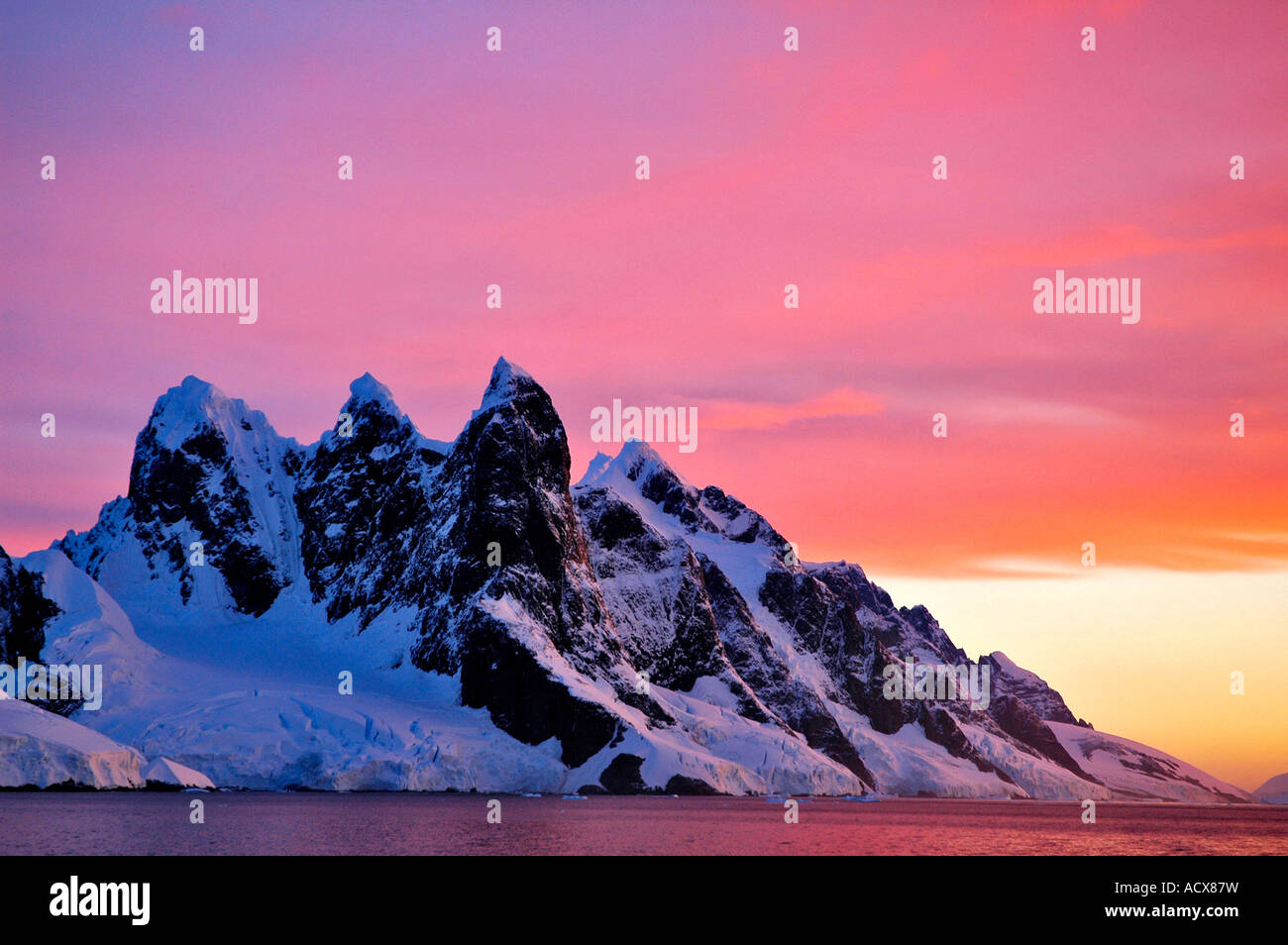 Beautiful Landscape In The Antarctic Peninsula Antarctica Stock Photo Alamy