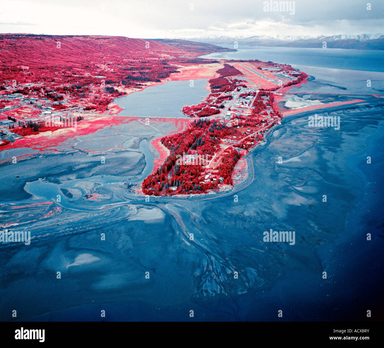 Aerial view homer alaska hires stock photography and images Alamy