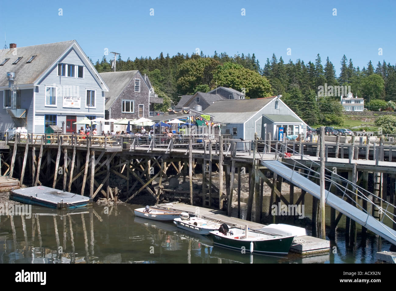 Port Clyde, Maine, USA Stock Photo Alamy