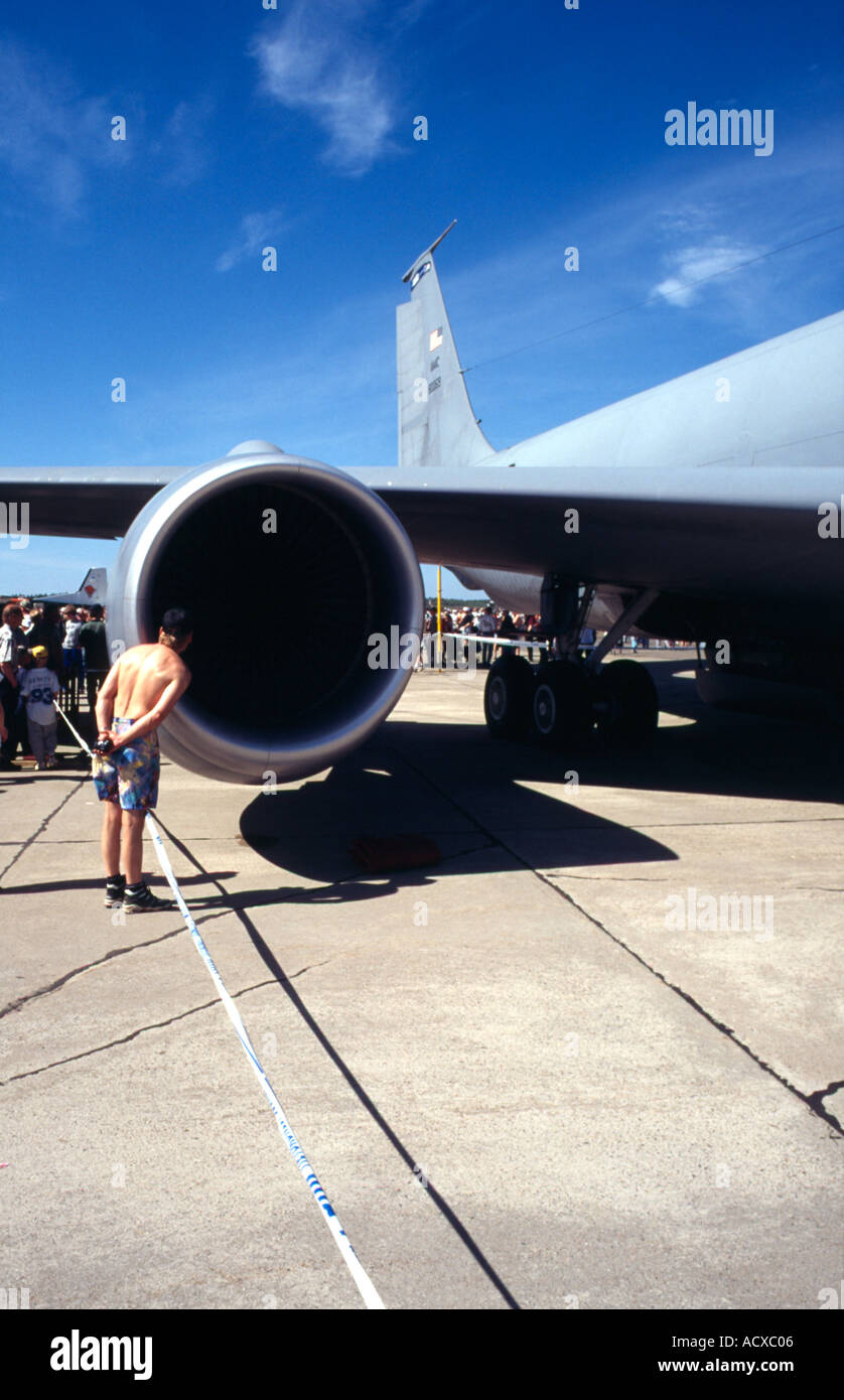 curiosity at air show Stock Photo