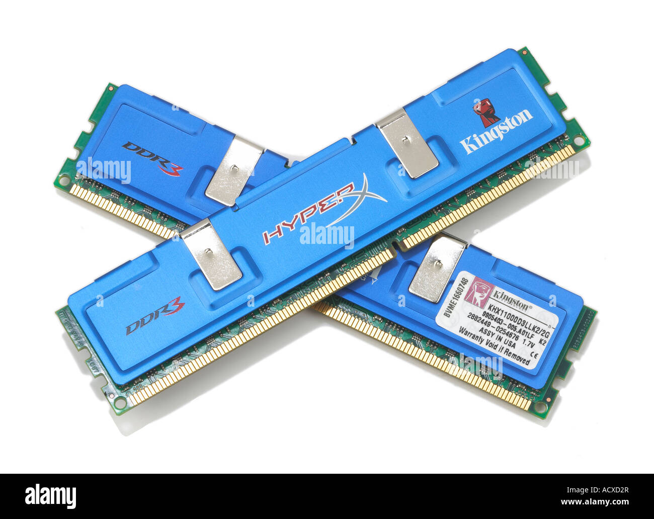 DDR3 RAM Computer memory chips Stock Photo