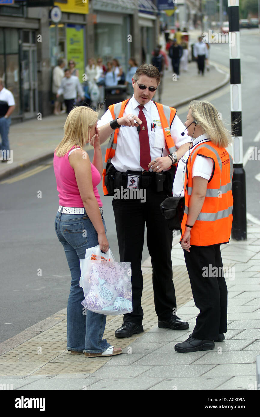 Nottingham s City Centre Neighbourhood Street Wardens in action in the