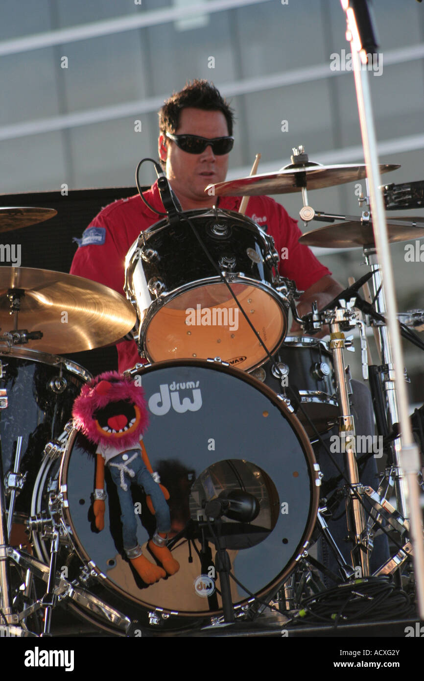 Drummer for Gin Blossoms Stock Photo Alamy