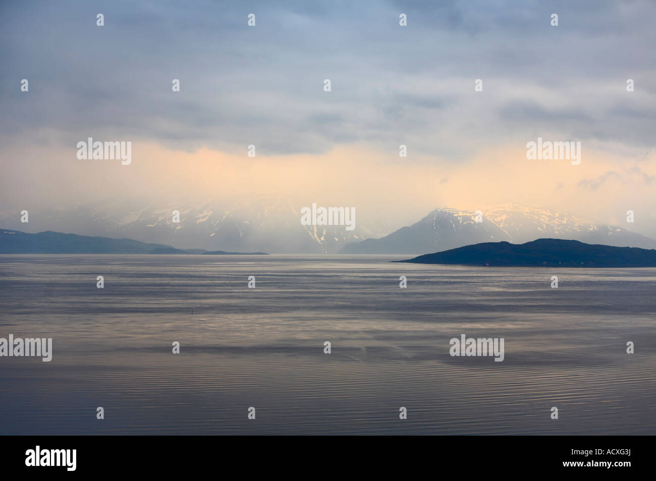 A view from a coastal cliff, Kvænangen municipality, Troms county