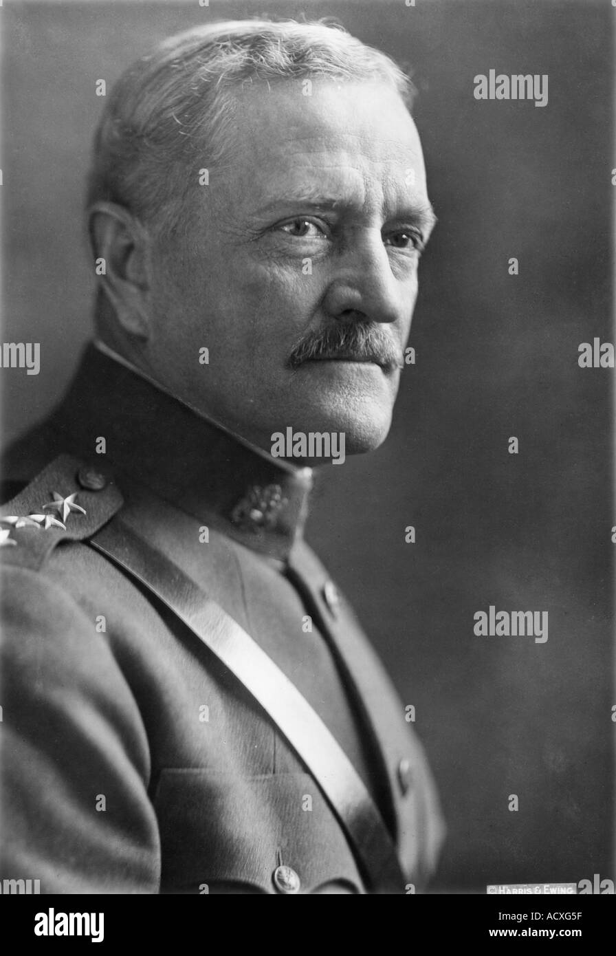 JOHN JOSEPH PERSHING 1860 1948 US Army Chief of Staff Stock Photo