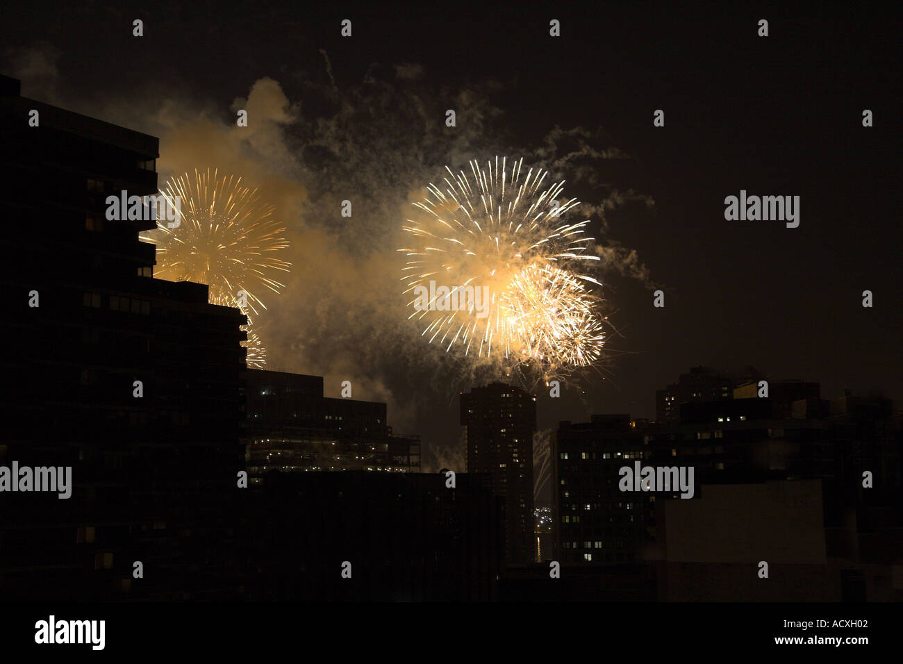 New York City fireworks Stock Photo Alamy