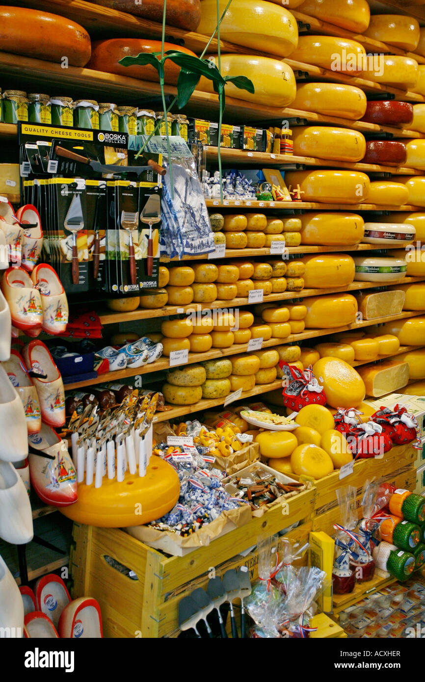 't Kaaswinkeltje cheese shop Gouda Netherlands Europe Stock Photo Alamy