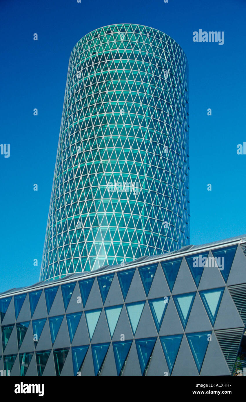 Westhafen Tower / Frankfurt  Stock Photo