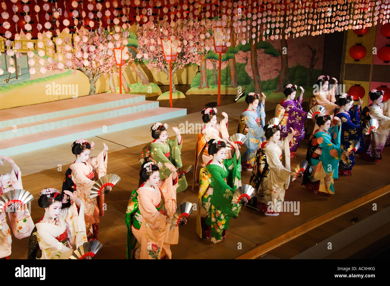 Japan Honshu Island Kyoto Kyo Odori Geisha Spring Dance performance