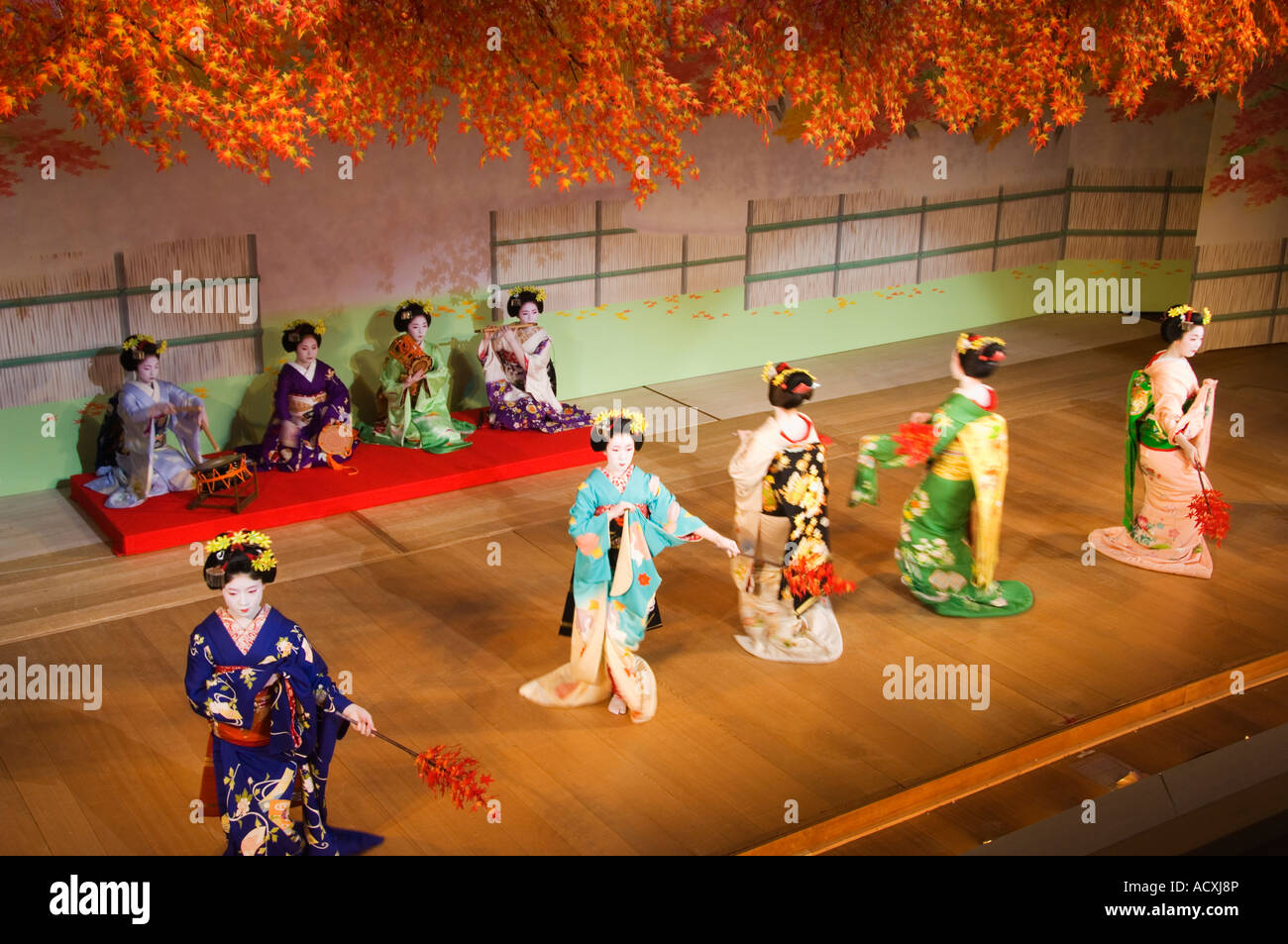 Japan Honshu Island Kyoto Kyo Odori Geisha Spring Dance performance