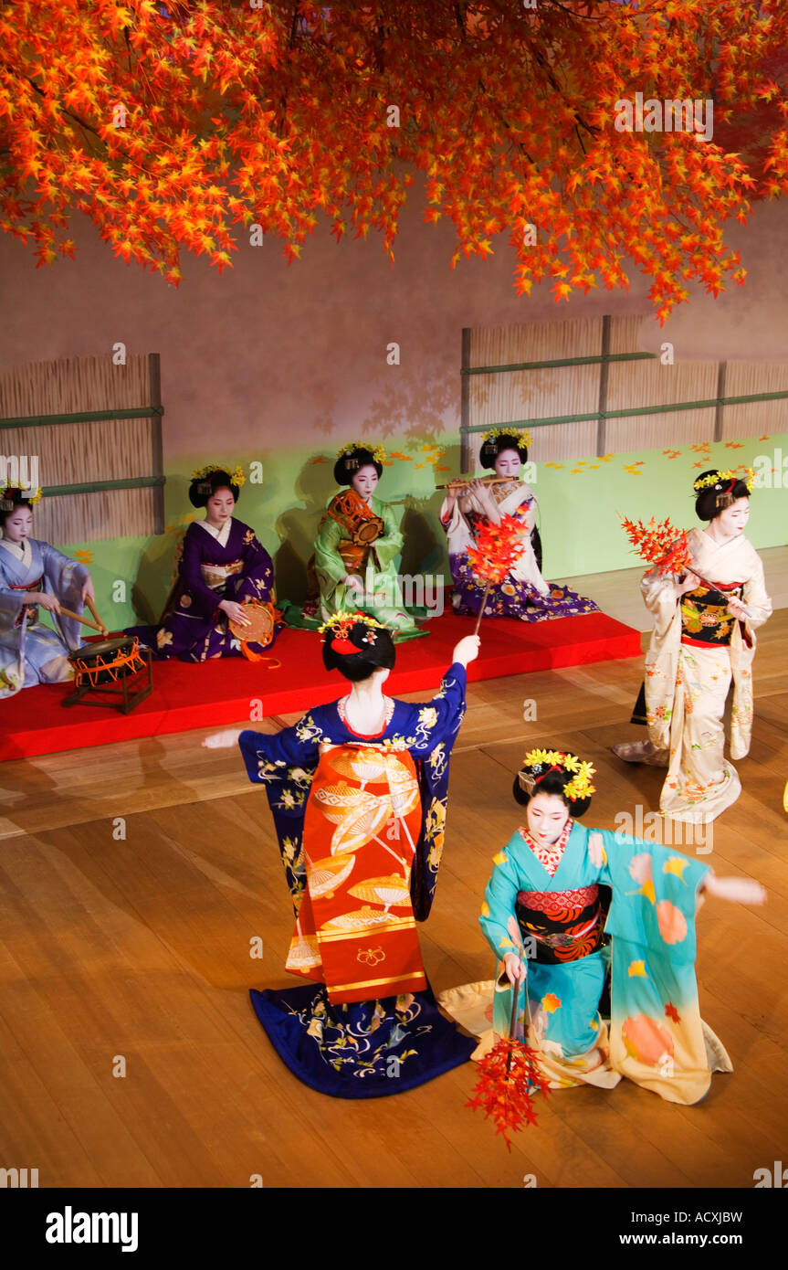 Japan Honshu Island Kyoto Kyo Odori Geisha Spring Dance performance