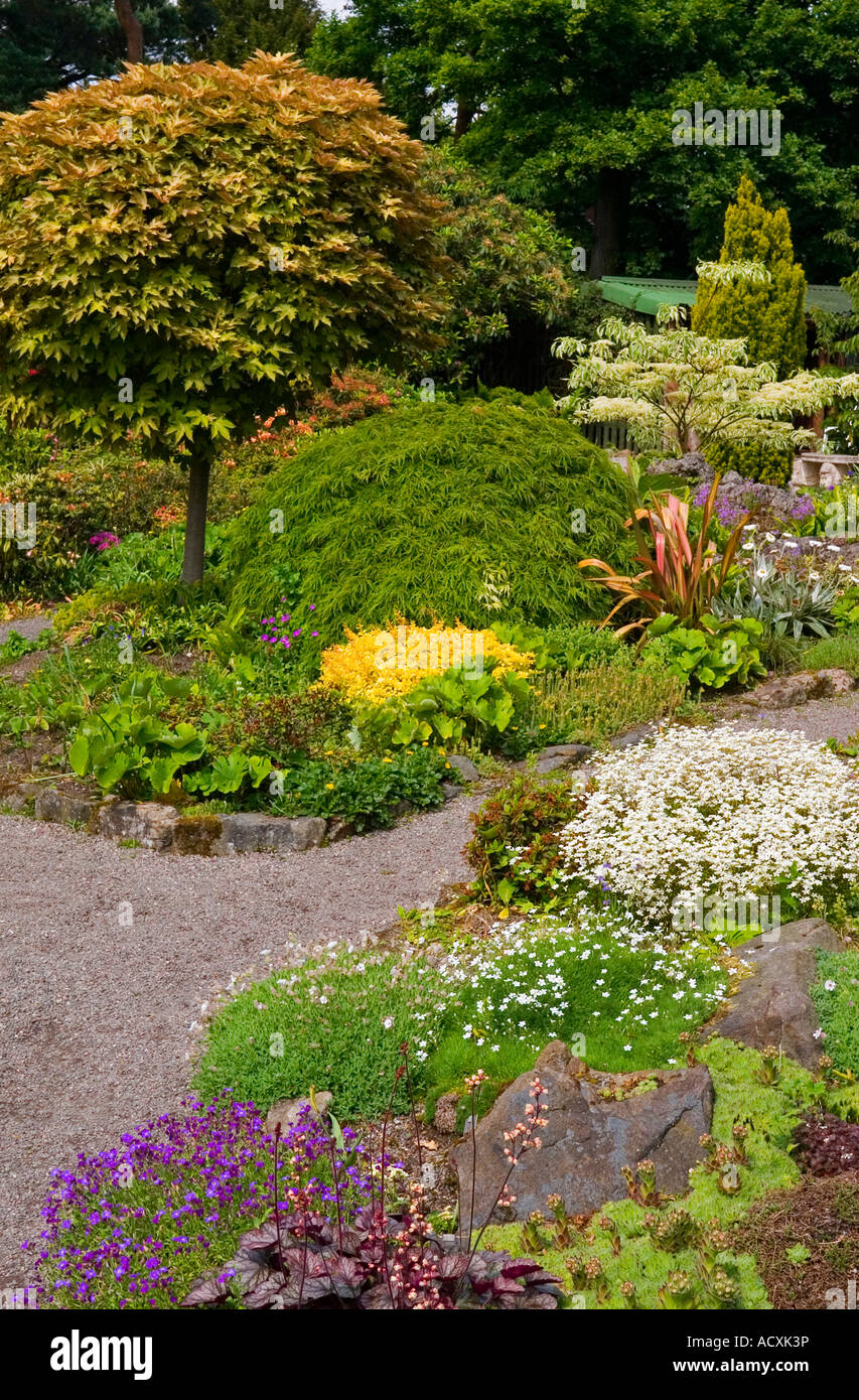 Lea Gardens Derbyshire Spring High Resolution Stock Photography and ...