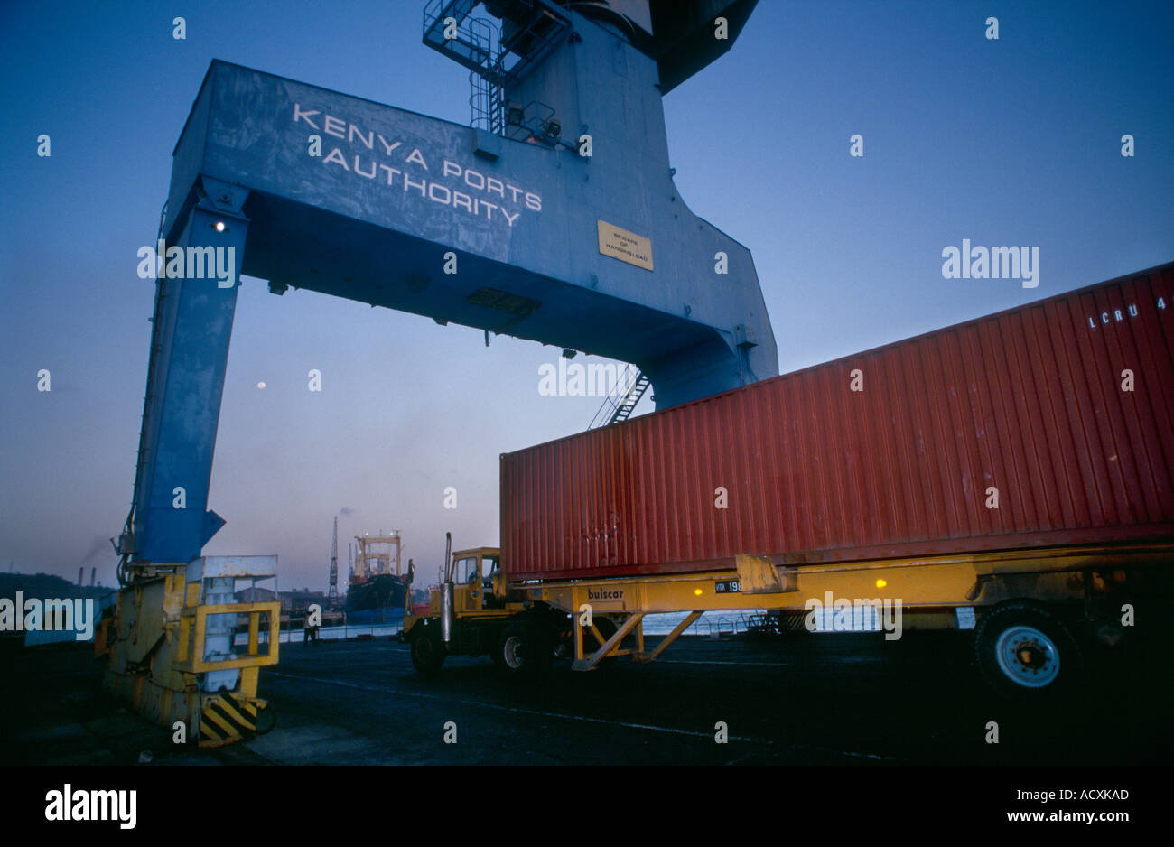 Entrence Container Port African container ports hi-res stock photography and images - Alamy