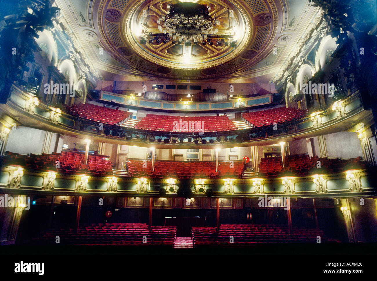 wide view of Auditorium from stage looking up of Her Majesty