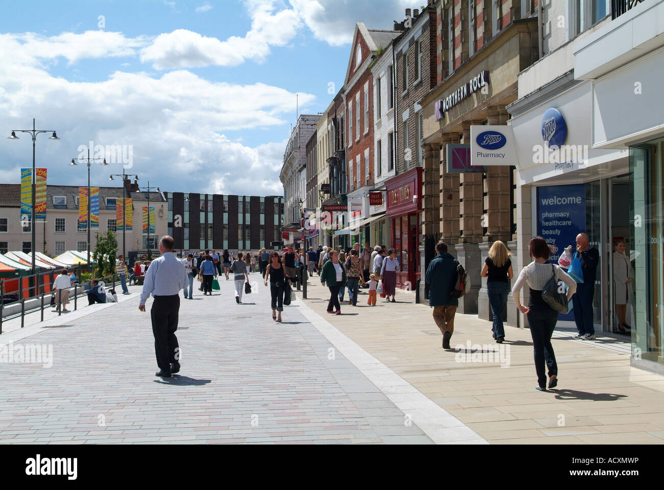 High Row, Darlington, Northern England Stock Photo Alamy