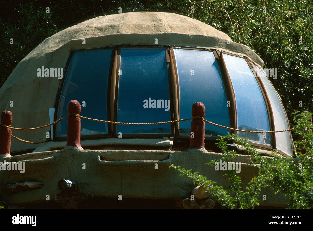Funky architecture Steamboat Springs CO USA Stock Photo