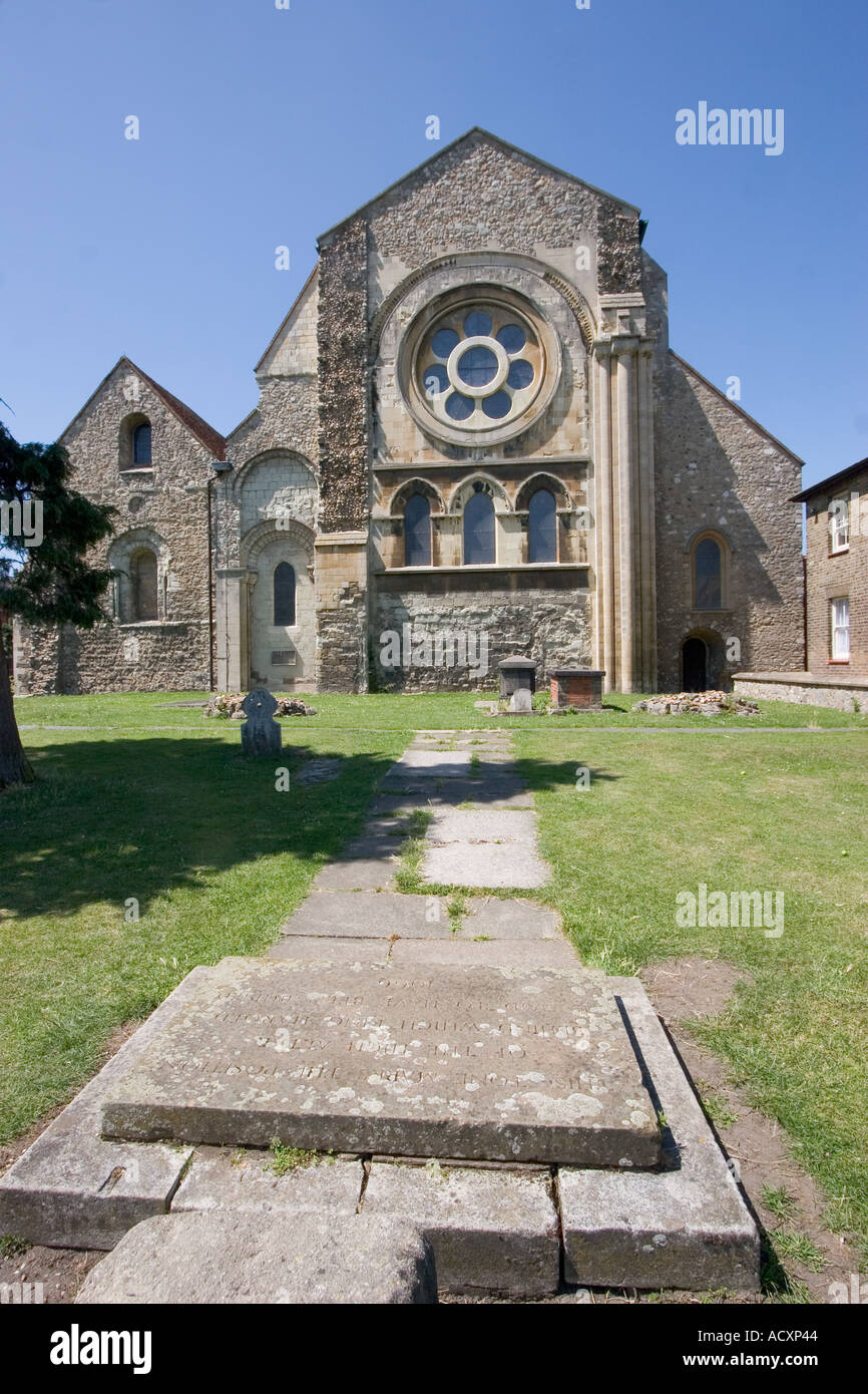 The Abbey Church of Waltham Holy Cross Waltham Abbey Essex GB UK Stock Photo