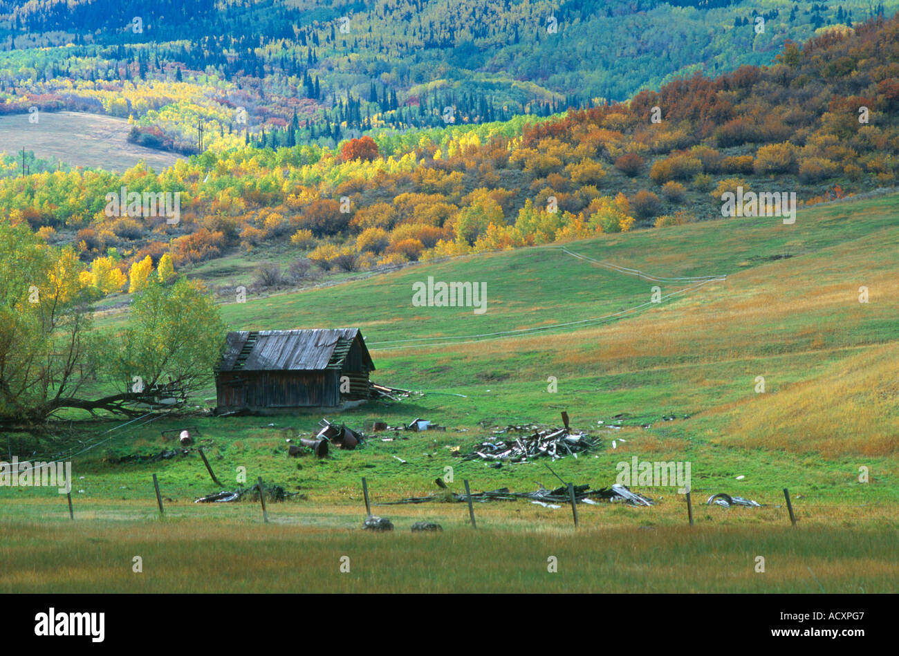Old Cabin Near Steamboat Springs Colorado Usa Stock Photo 7570054