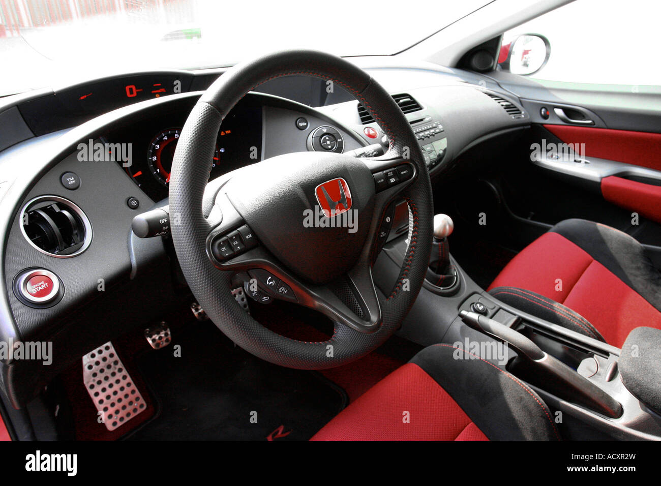 Interior Of Honda Civic Type R Stock Photo Alamy